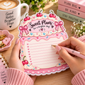 Sweet Plans Cake-Shaped Notepad