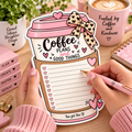 Coffee Plans & Good Things Coffee Cup Notepad