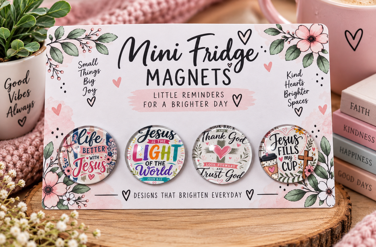 Mini Faith Fridge Magnets – Little Reminders of Faith