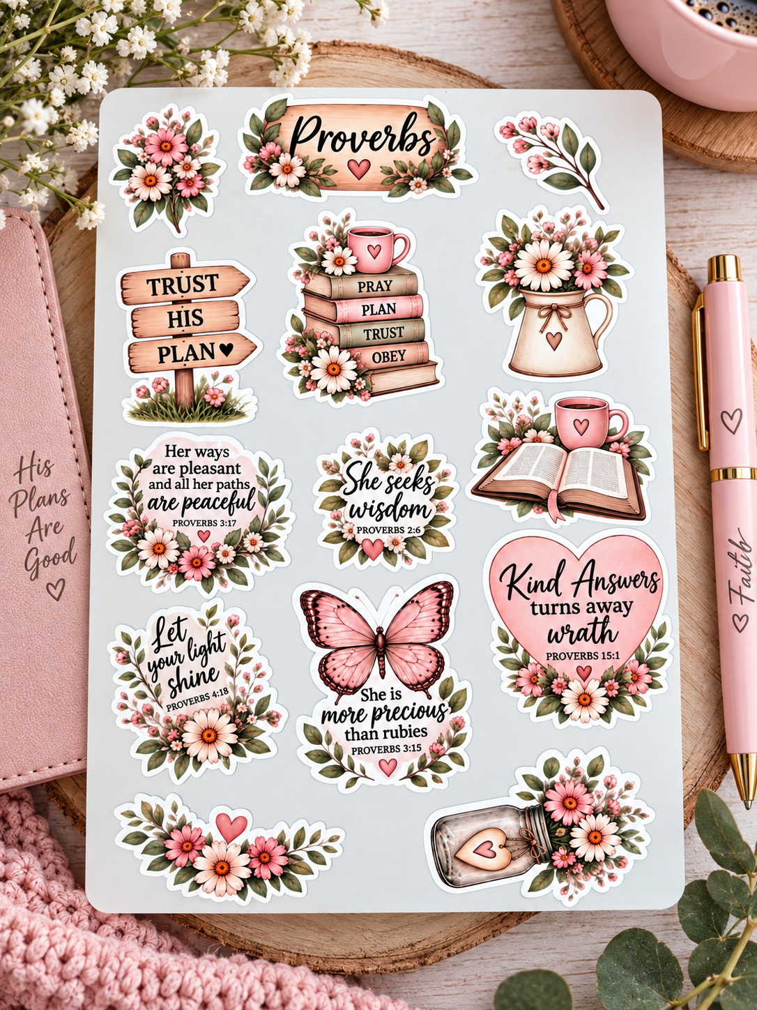 Proverbs Sticker Sheet