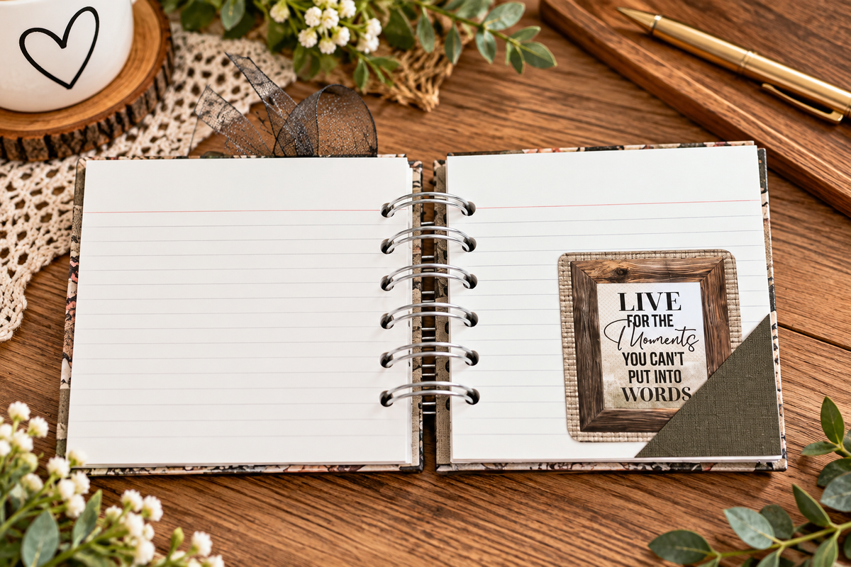 Handcrafted Mini Journal - Choose to Be Happy