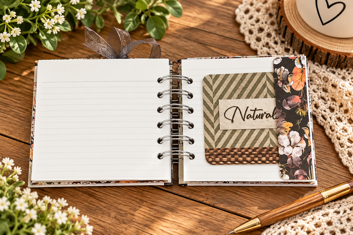 Handcrafted Mini Journal - Choose to Be Happy