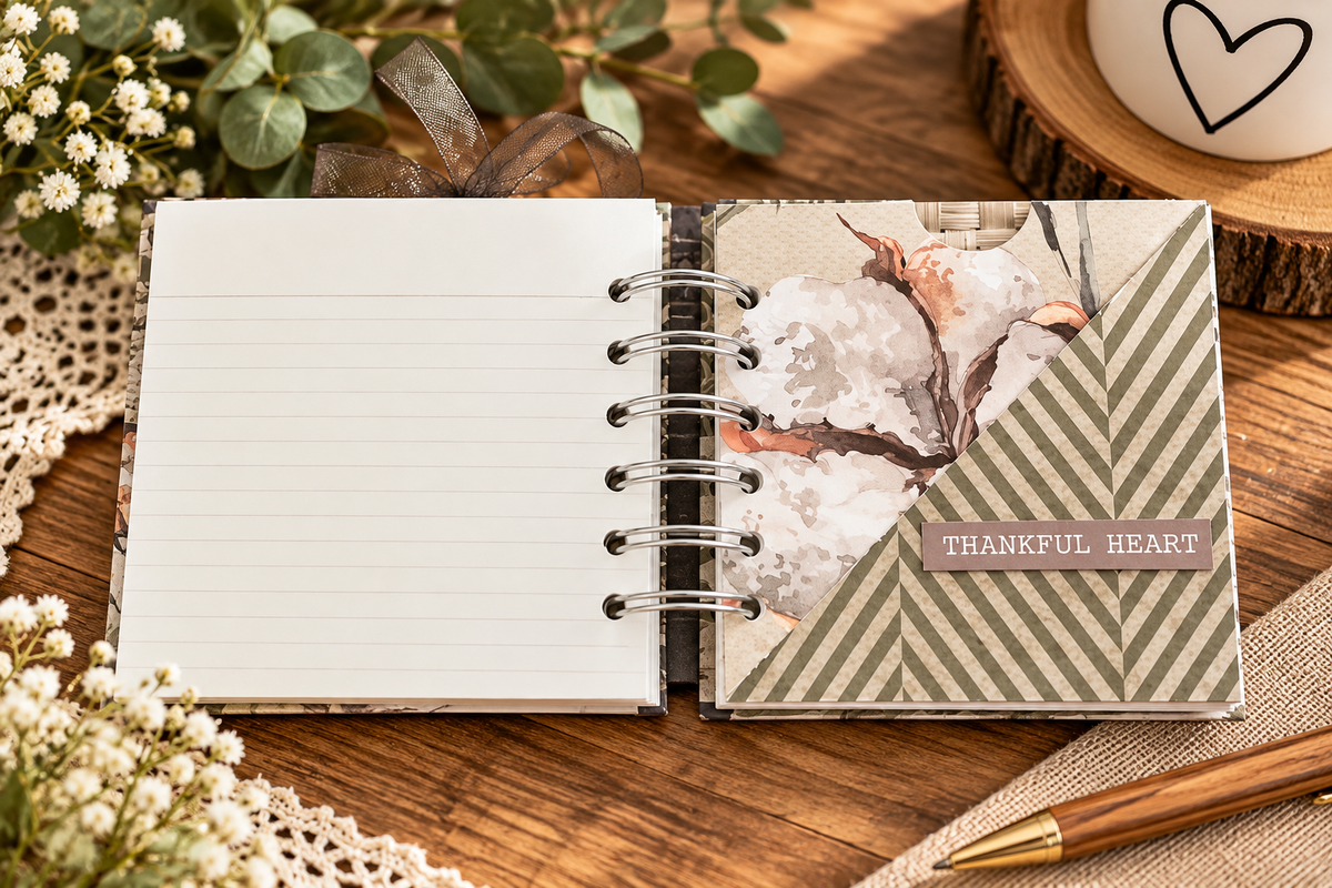 Handcrafted Mini Journal - Choose to Be Happy
