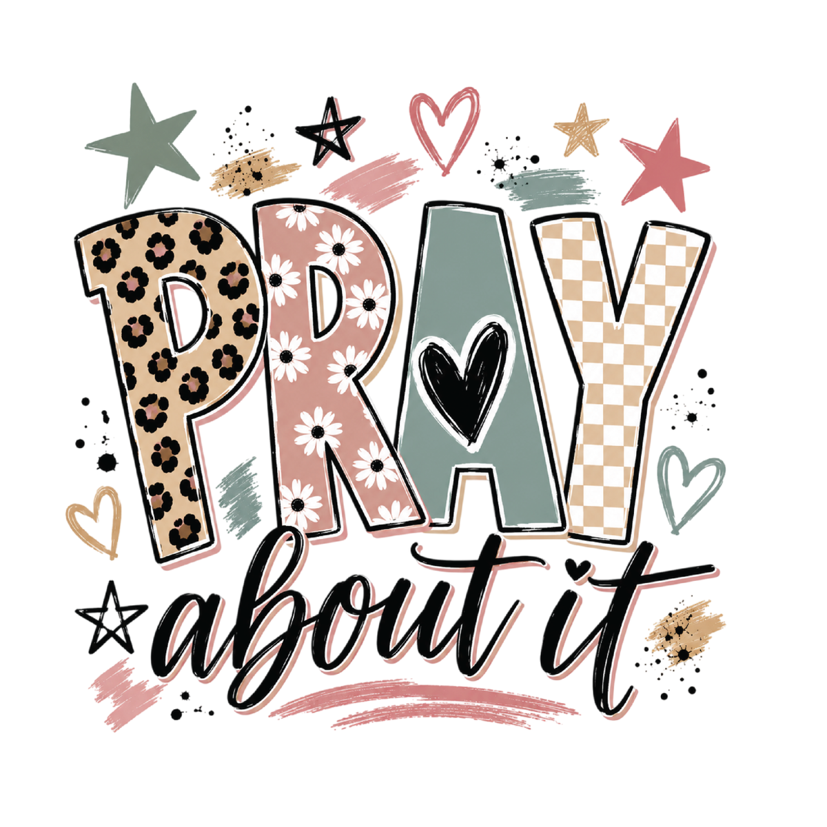 Pray About It Sticker